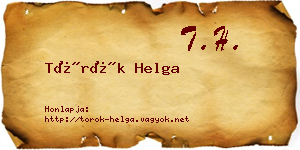 Török Helga névjegykártya